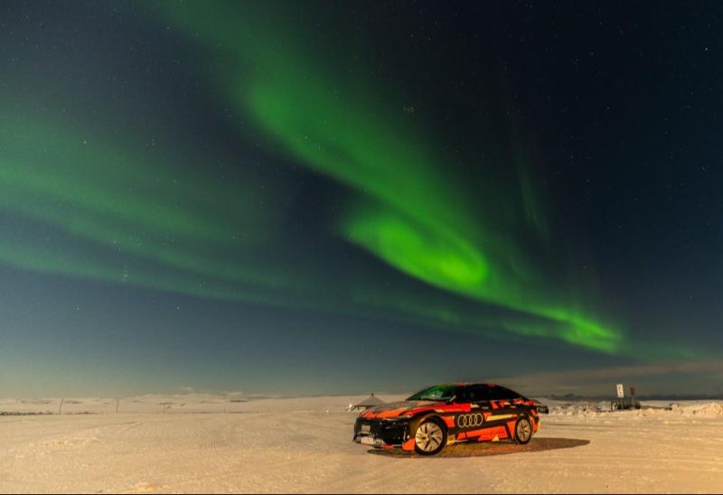 Elektromobilität im Härtetest: Audi A6 Sportback e-tron quattro erreicht das Nordkapp