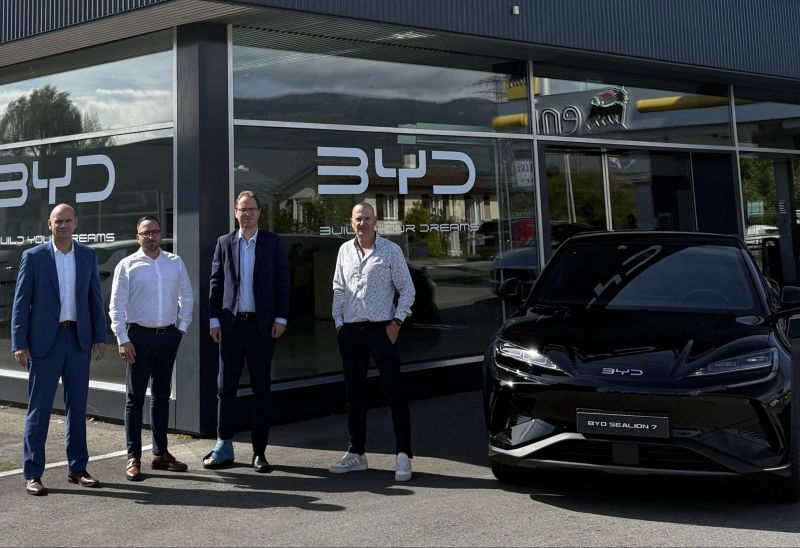 BYD baut Händlernetz in der Schweiz weiter aus