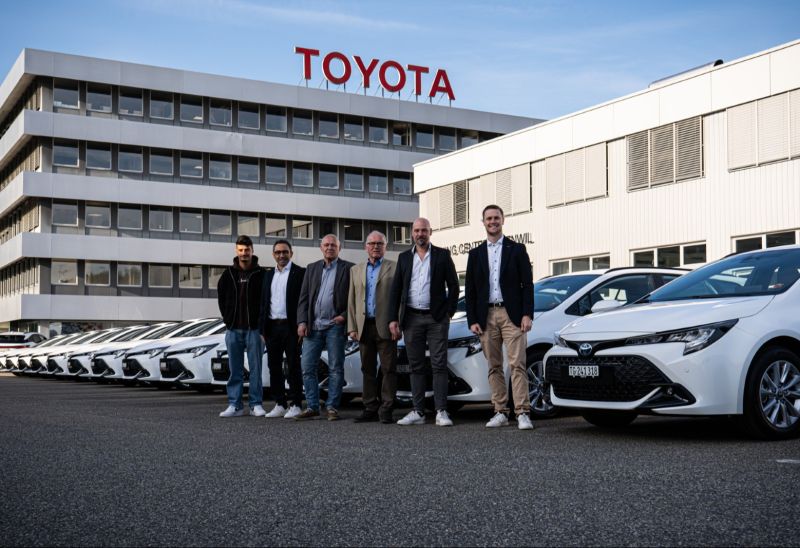 Griesser AG setzt auf Hybridflotte von Toyota