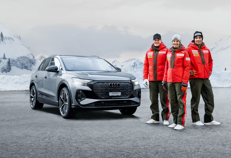 Audi Q4 e-tron «Edition Swiss-Ski»: Der neue Star im Ski Alpin Kader