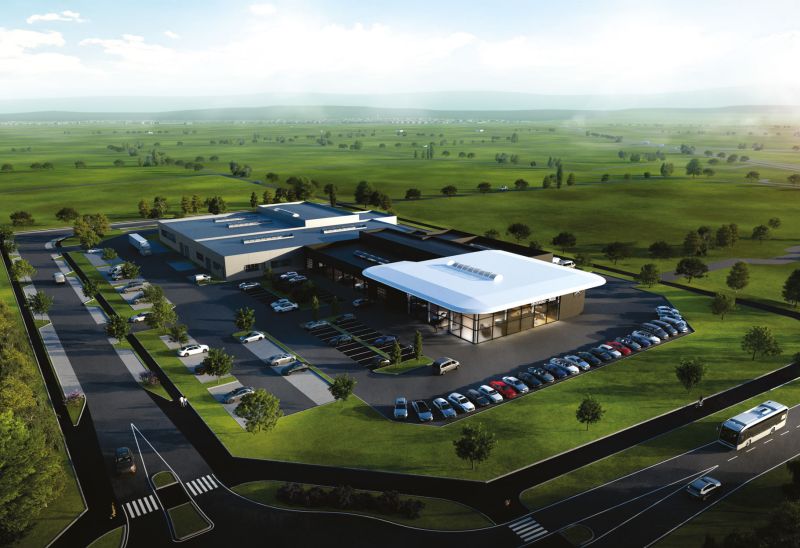 Mercedes-Neubau in der Pfalz: Kestenholz feiert Richtfest