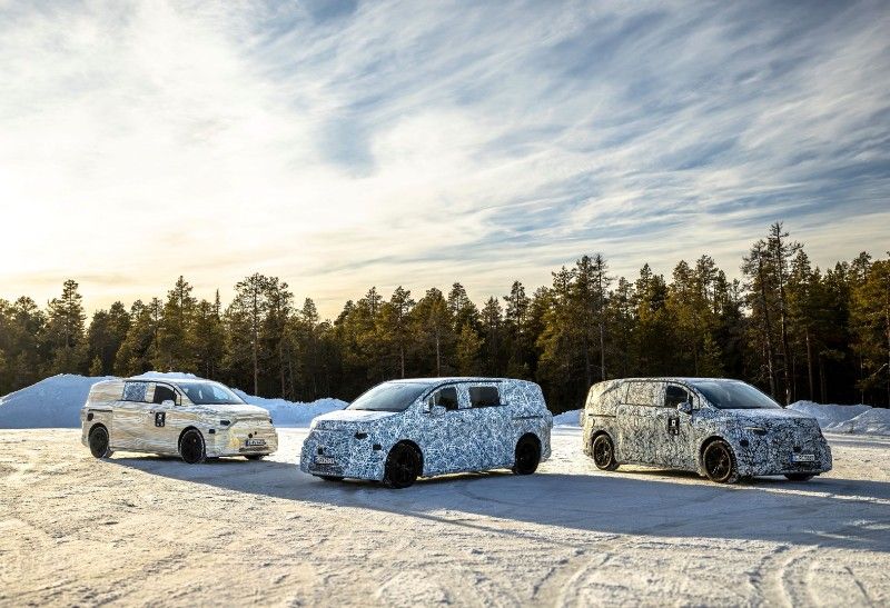 Neue Mercedes-Benz Grossraumlimousinen: Härtetest am Polarkreis