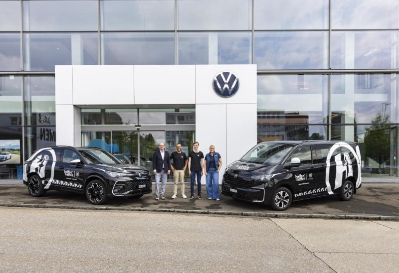 Volkswagen unterstützt die Organisation «helfen helfen Schweiz»