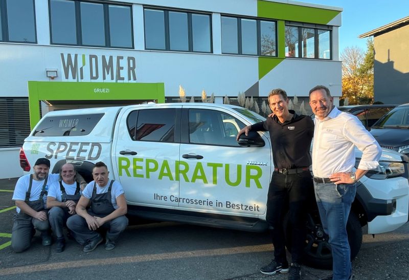 «Speed Reparatur» bei der Widmer Carrosserie AG: Der neue Mehrwert für die Kunden