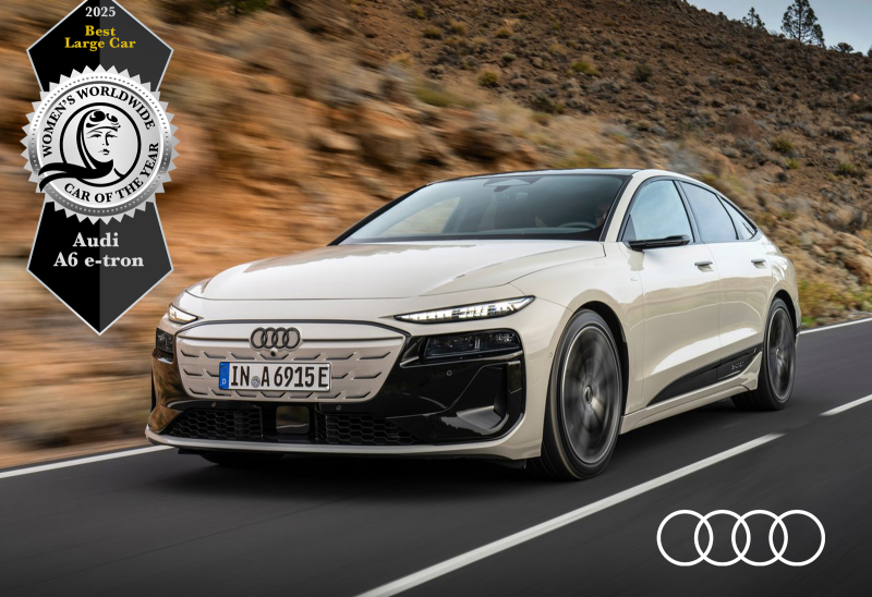 Women’s Worldwide Car of the Year 2025: Audi A6 e-tron gewinnt in der Kategorie «Large Car»