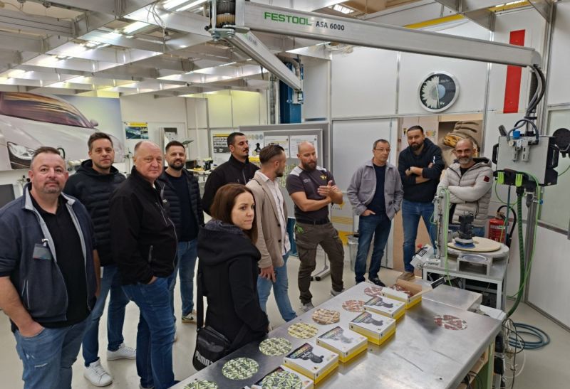 Workshop «5500 siastyle»: Gyso macht sich Fit für das coolste Schleifmittel