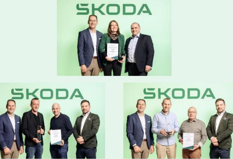 Auszeichnung für die besten Skoda Partner 2025