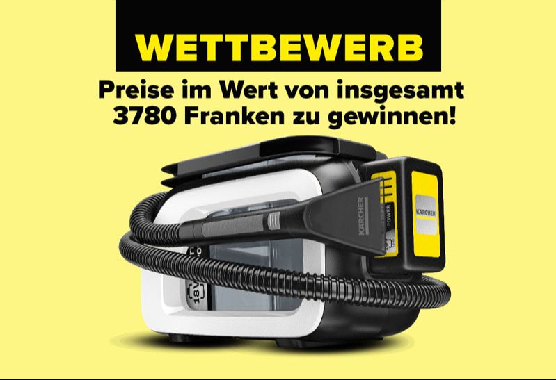 Wettbewerb: Preise für 3780 Franken zu gewinnen!