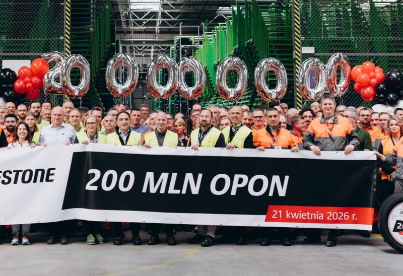 Bridgestone: Reifenwerk in Poznań feiert die Produktion von 200 Millionen Reifen
