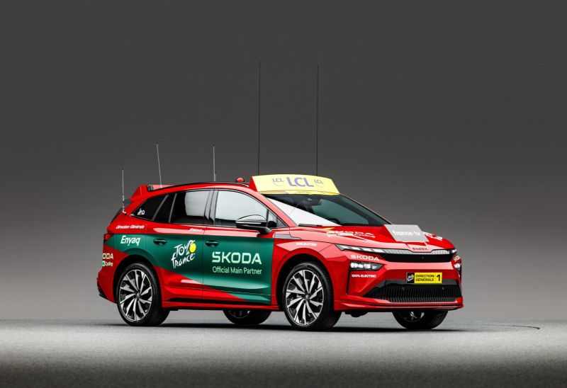 Skoda feiert 130 Jahre Firmengeschichte als Hauptpartner der Tour de France