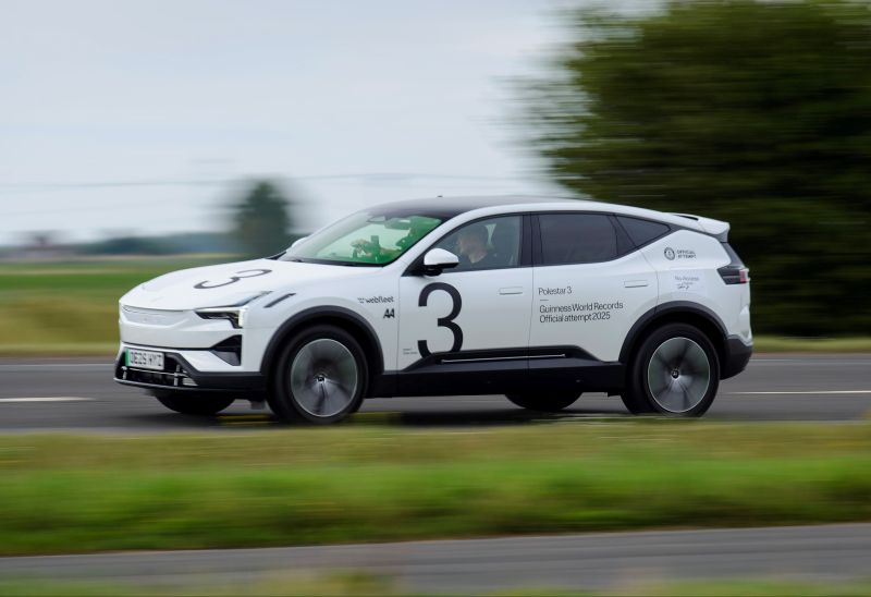 Polestar 3 fährt 935 Kilometer ohne Ladestopp – neuer Weltrekord