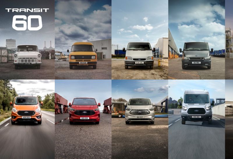 Die ersten 60 Jahre: Die unglaubliche Historie des Ford Transit in Zahlen