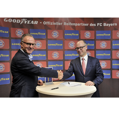   Goodyear wird Platinpartner des FC Bayern München