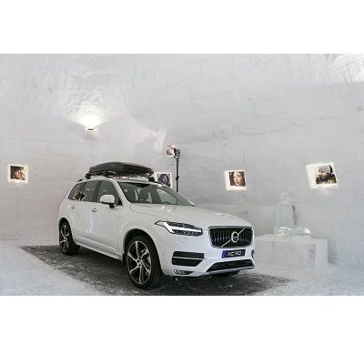   Rekord-Schneeiglu auf dem Rotenboden: Höchster Volvo-Showroom der Welt