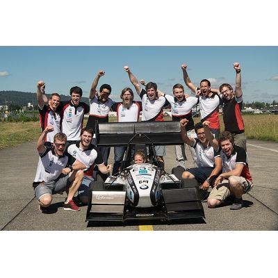   Formula Student Team der ETH bricht Weltrekord mit Elektro-Rennwagen