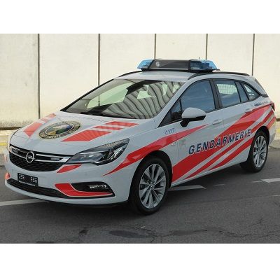   Erster Opel Astra ST als Polizeifahrzeug im Einsatz