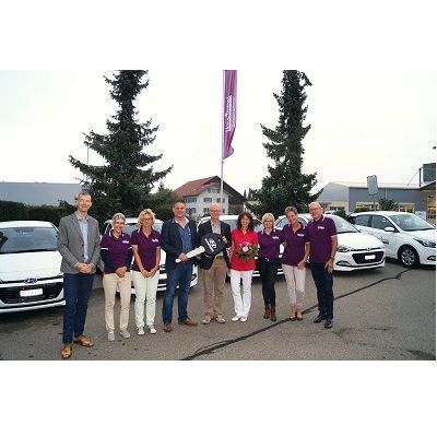 Sechs Hyundai i20 für die Betreuungsprofis