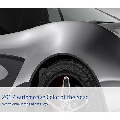 Axaltas Autofarbe des Jahres 2017 ist Gallant Gray