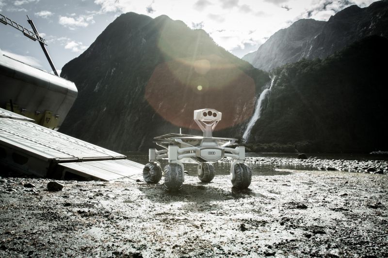 Mond-Rover Audi lunar quattro rollt durch den neuen «Alien»-Film