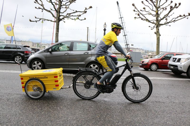 TCS in Zürich und Genf jetzt auch auf E-Bikes unterwegs