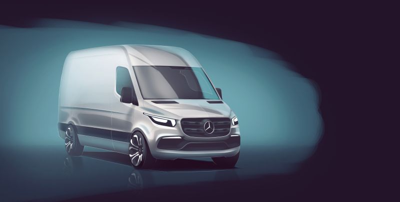 Erste Details zum neuen MB Sprinter enthüllt