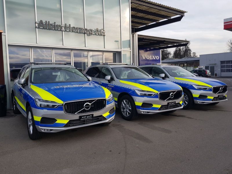   Regionalpolizei Bremgarten: Mit dem Volvo XC60 gut ausgerüstet unterwegs