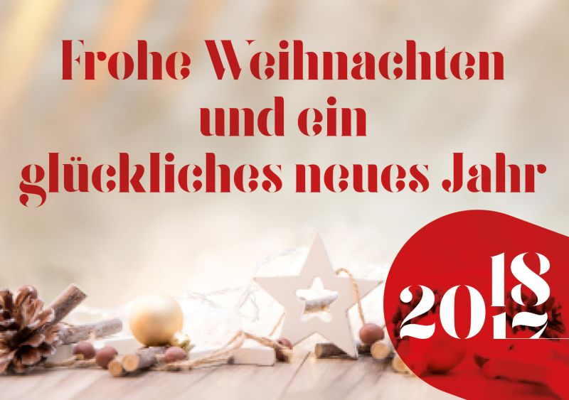 Schöne Weihnachten und en guete Rutsch