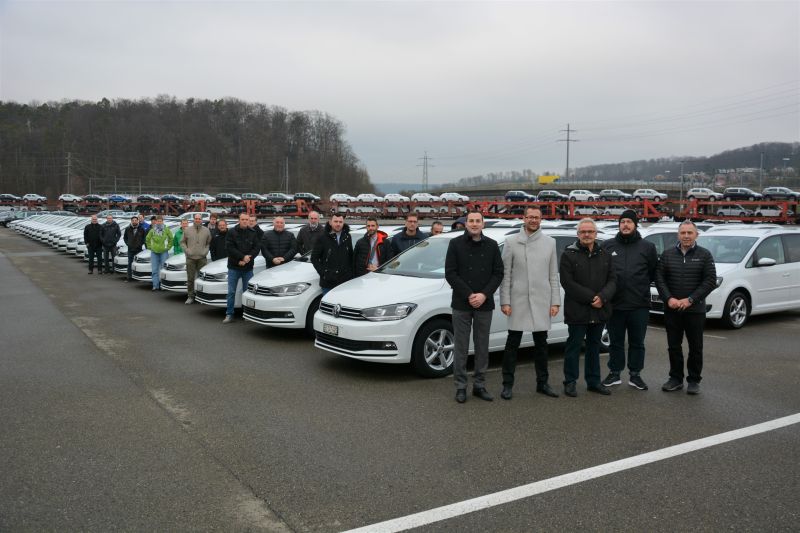 21 neue VW Touran für Dräger