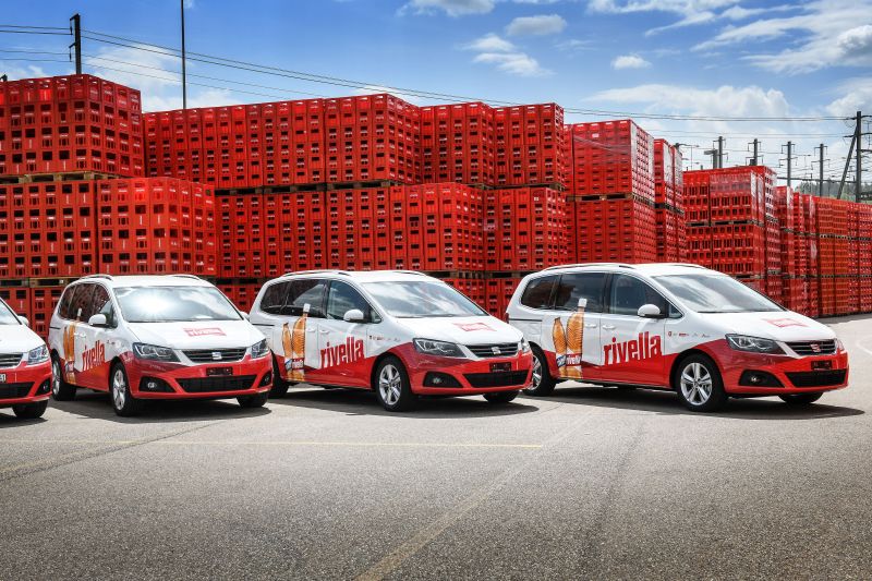 Rivella weiterhin mit dem SEAT Alhambra unterwegs