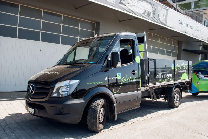   Sieben neue Sprinter für die Bill + Meyer Gärten Gartenbau AG