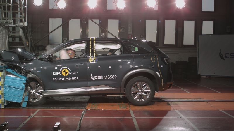   Euro NCAP crasht erstmals Brennstoffzellenauto