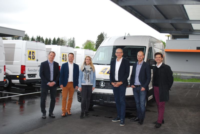 37 neue VW Crafter für die 4B AG