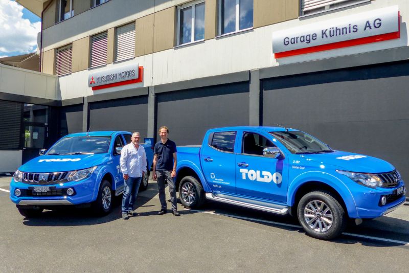   Zwei Mitsubishi L200 für die Toldo Gruppe 