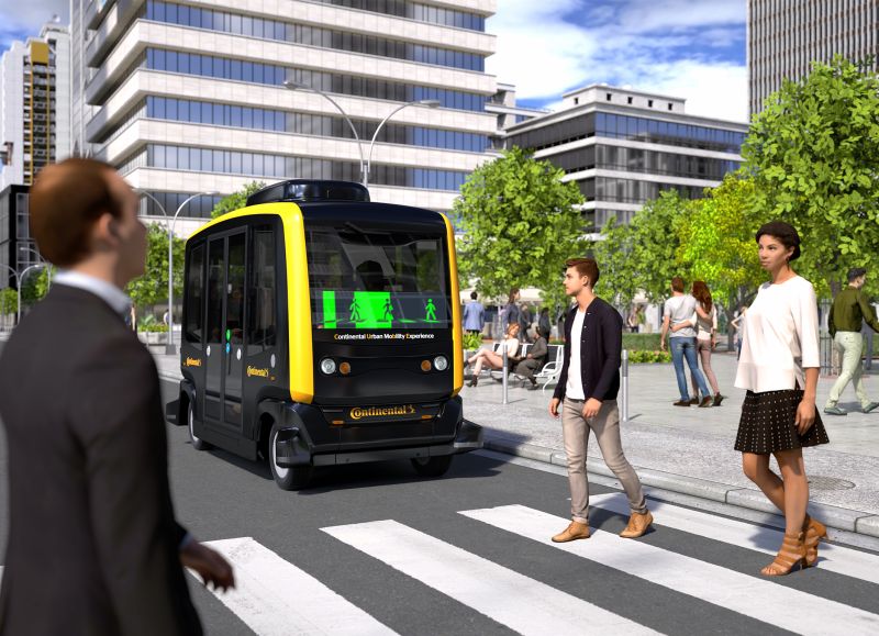   CES 2020: Contis Robo-Taxis machen verbal den Weg frei