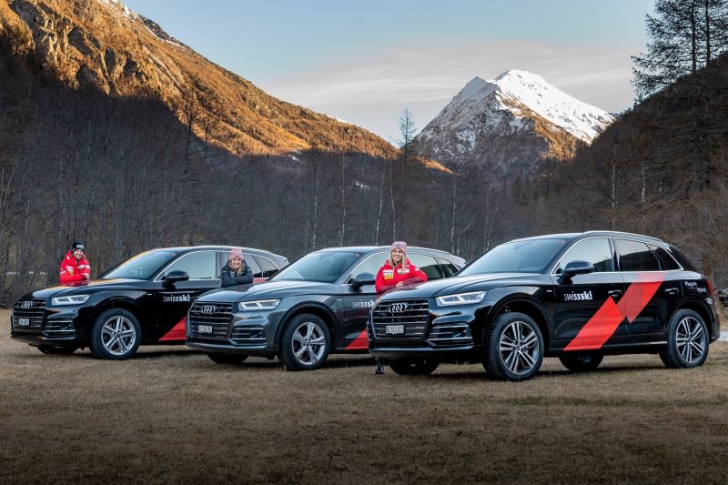 Audi elektrifiziert Swiss-Ski