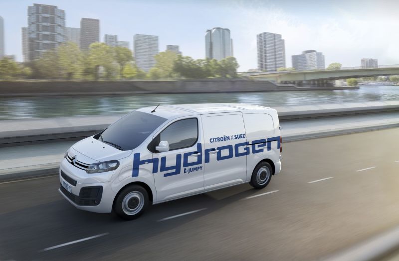   Citroën ë-Jumpy Hydrogen: Erste Flotte testet Wasserstoff-Brennstoffzellenfahrzeug