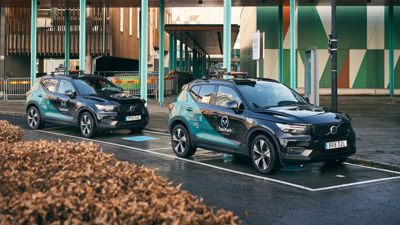   Volvo testet kabelloses Laden von Elektroautos