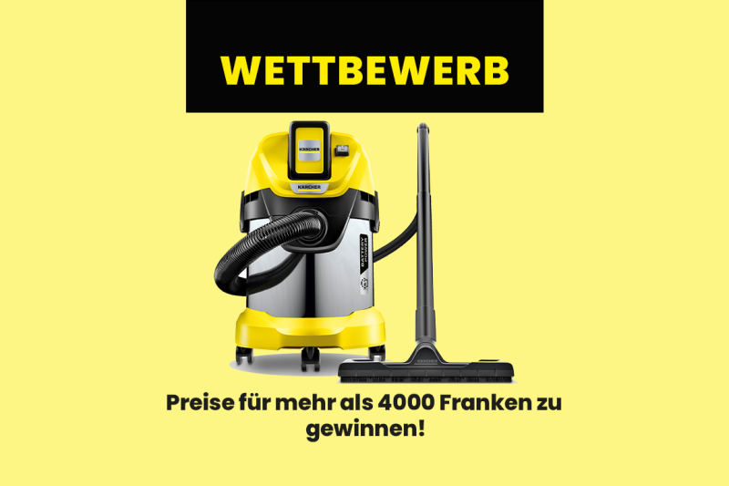 Wettbewerb: Preise für mehr als 4000 Franken zu gewinnen!