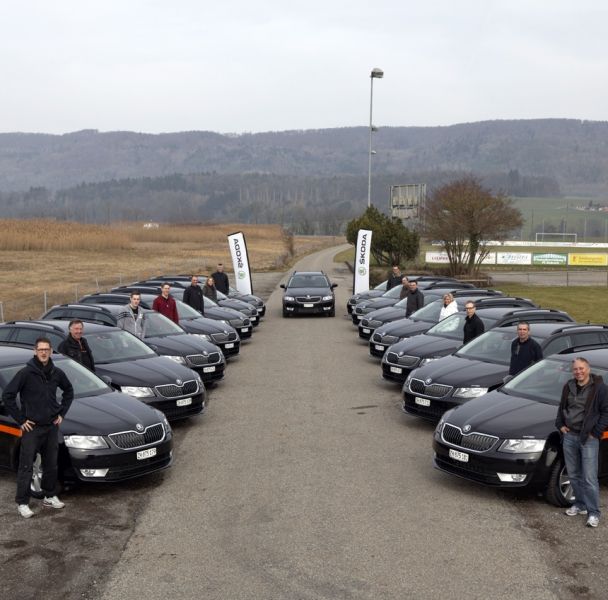 15 neue Skoda Octavia Combi für Triumph-Adler