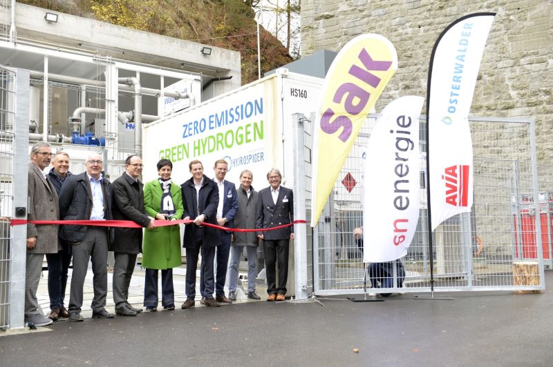 In der Ostschweiz entsteht grüner Wasserstoff