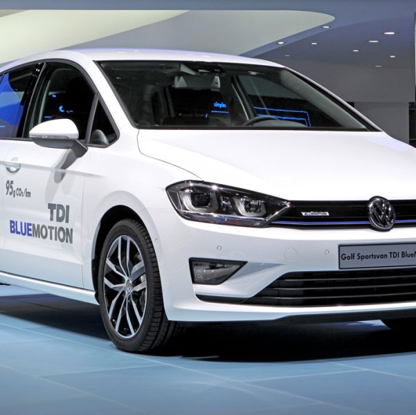 Sehr sparsam: Der neue Golf Sportsvan TDI BlueMotion