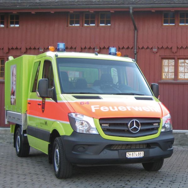 Berufsfeuerwehr Winterthur rückt mit neuen Sprintern aus