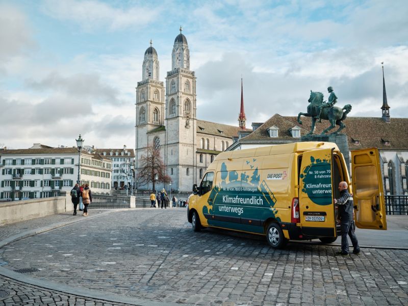 Elektrifizierung der Post Zustell-Flotte durch Post Company Cars