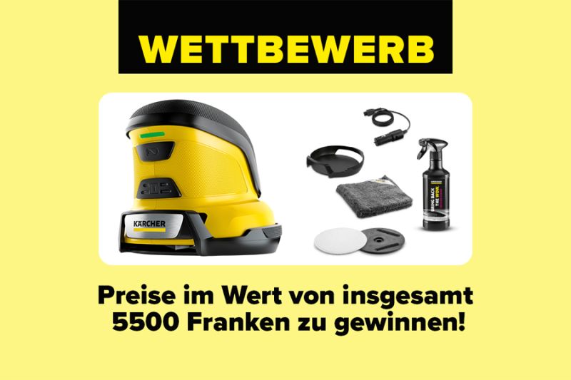 Wettbewerb: Preise im Wert von 5500 Franken zu gewinnen!