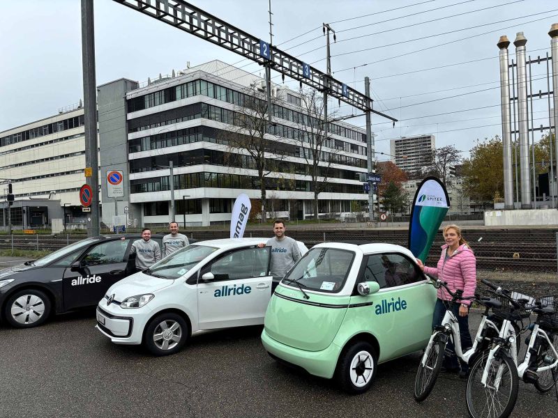   E-Flotte für Hausbesuche: Die Spitex Bern setzt auf nachhaltige Mobilität mit allride