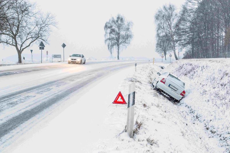 Wintereinbruch: Doppelt so viele Unfälle bei Schnee