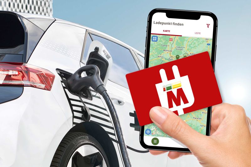   M-Charge App und Ladekarte: praktisch und effizient  