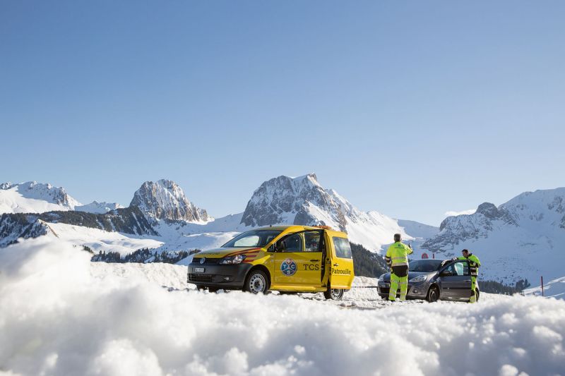 TCS Pannendienst: Sicher durch den Winter