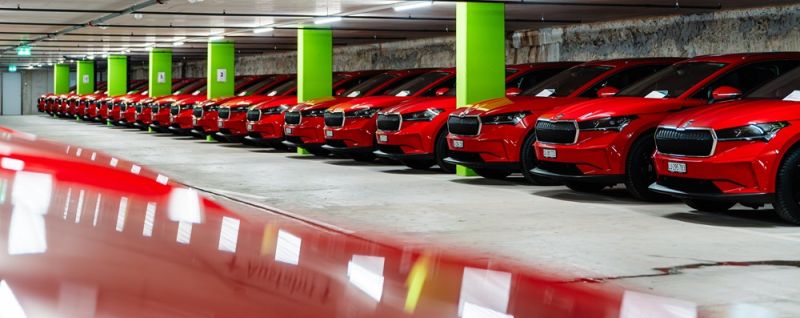   Erweiterung der fahrenden Büros: Insgesamt 145 Škoda Enyaq für Hilti (Schweiz) AG