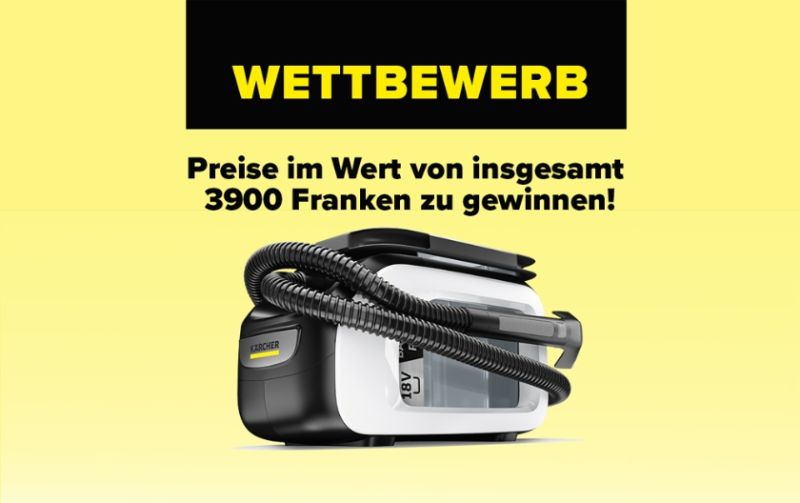   Wettbewerb: Preise im Wert von 3900 Franken zu gewinnen!